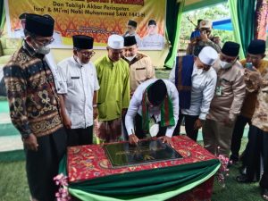 Read more about the article Memperingati Isra’ dan Mi’raj Nabi Muhammad SAW 1443 H, Bupati Pelalawan Resmikan Masjid Besar Al-Ikhlas Di Kecamatan Kerumutan