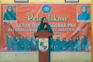 Read more about the article Ketua TP PKK Kabupaten Pelalawan Hadiri Pelantikan TP PKK Kelurahan/ Desa Se-Kecamatan Ukui                                              