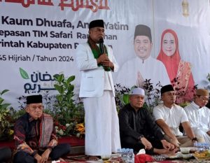 Read more about the article Lepas Tim Safari, Bupati Zukri Berharap Ramadan Dapat Meningkatkan Kepedulian Kepada Sesama