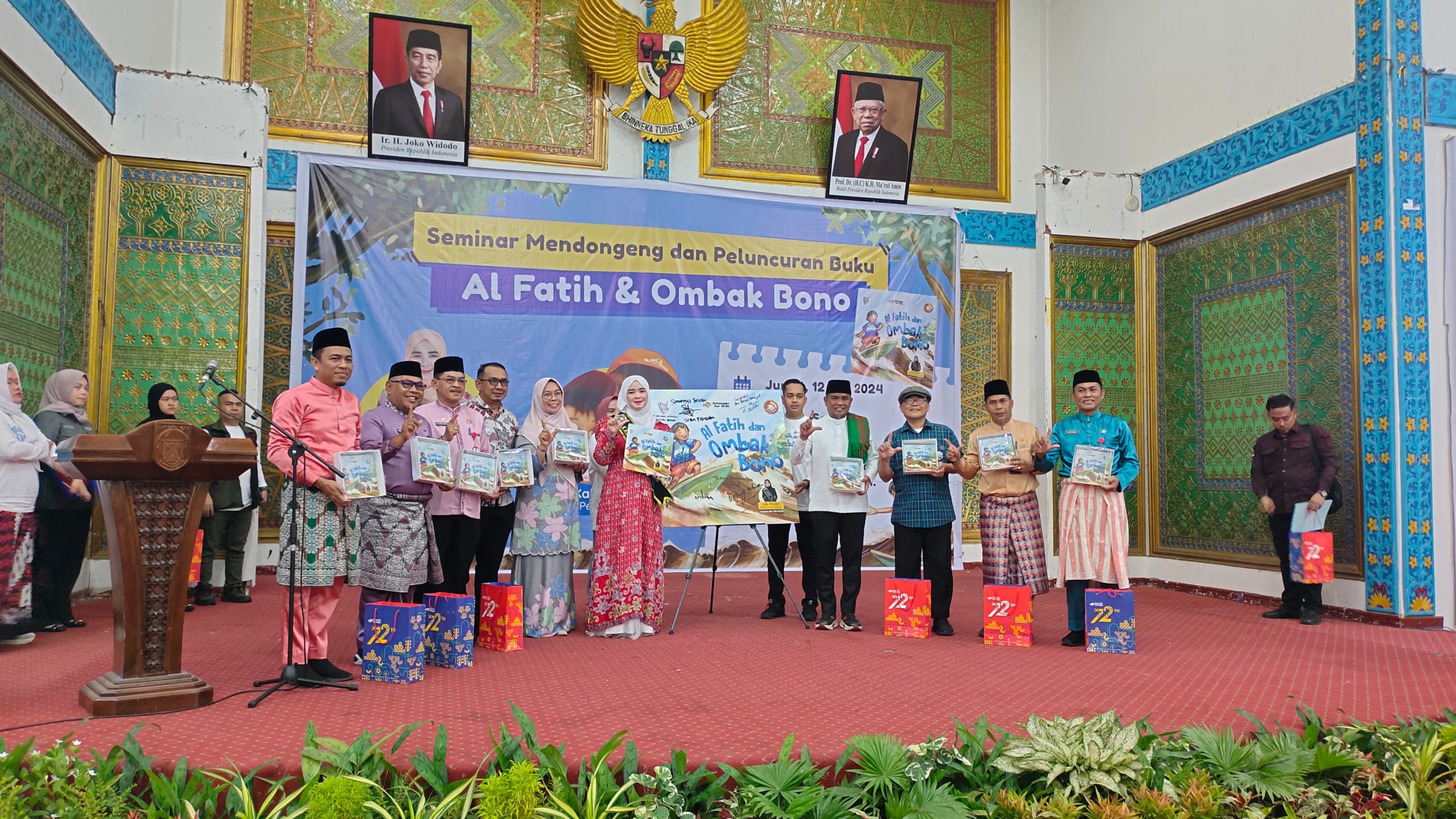 Read more about the article Hadiri Seminar Mendongeng Dan Peluncuran Buku “Al-Fatih Dan Ombak Bono”, Bupati Pelalawan Berharap Agar Dapat Meningkatkan Minat Baca Anak-anak